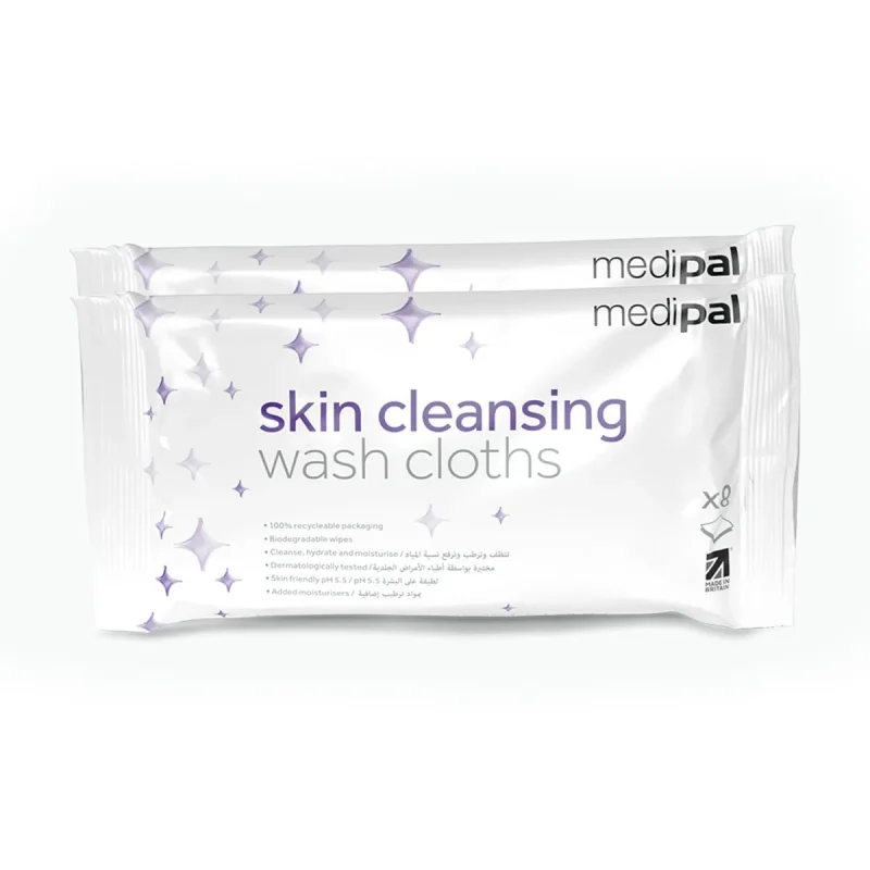 Skin Cleansing Wash Cloths x 8